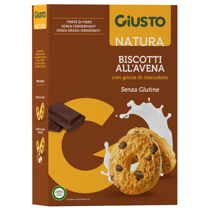 GIUSTO S/G BISCOTTI AVENA CIOC