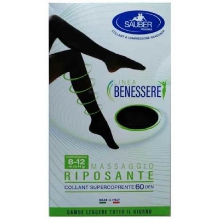 COLLANT SUPERCOPRENTE SAUBER 8-12 MMHG FANTASIA POIS PICCOLIBIANCO E NERO 3