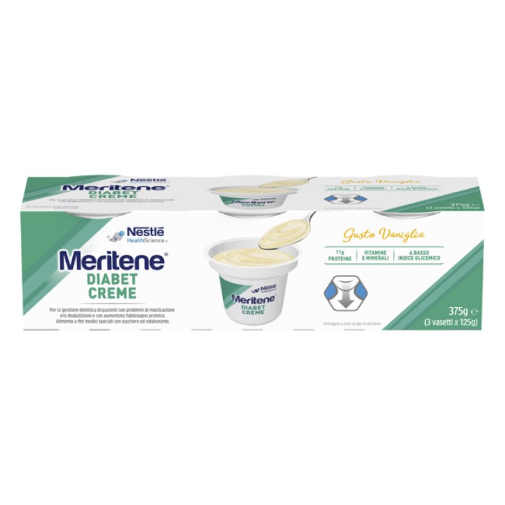 MERITENE DIABET CRE VANIG 3X125G