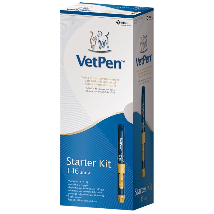 VETPEN penna automatica somministrazione insulina 16 UNITA  STARTER KIT