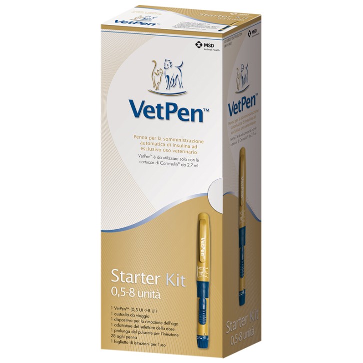 VETPEN penna automatica somministrazione insulina 8 UI STARTER KIT