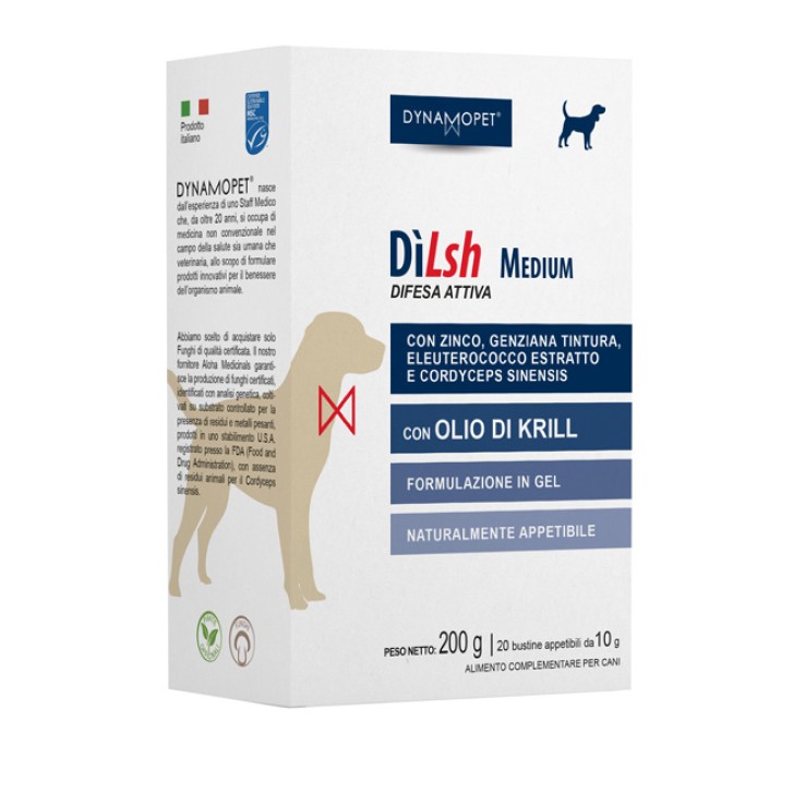 DILSH MEDIUM CANI integratore 20 bustine