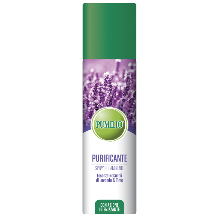 PUMILIO PURIFICANTE SPRAY PER AMBIENTE ESSENZE NATURALI DI LAVANDA E TIMO CON AZIONE IGIENIZZANTE 200 ML