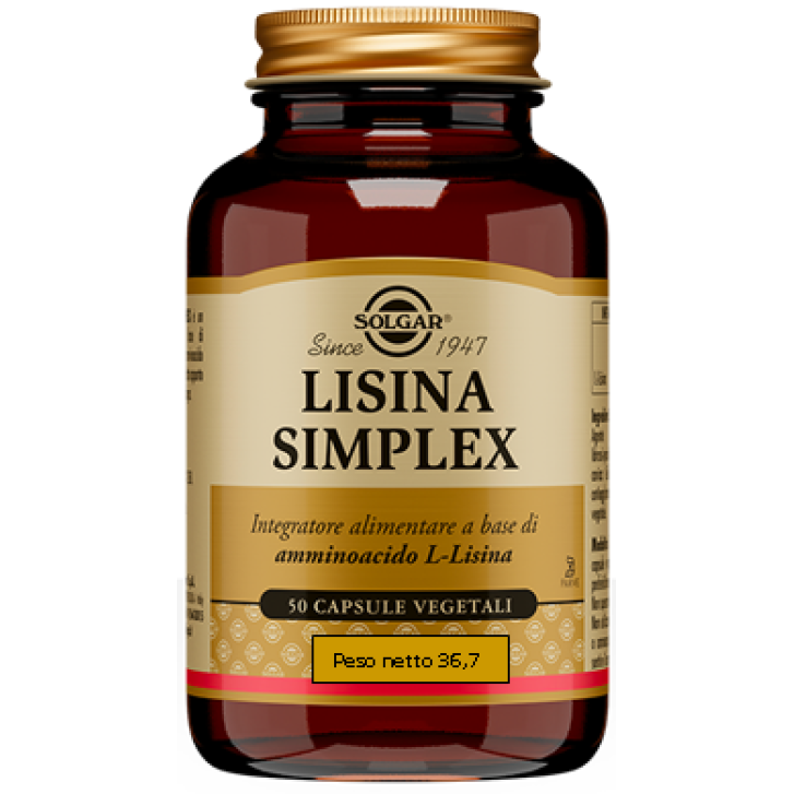 LISINA SIMPLEX 50CPS VEG SOLGAR