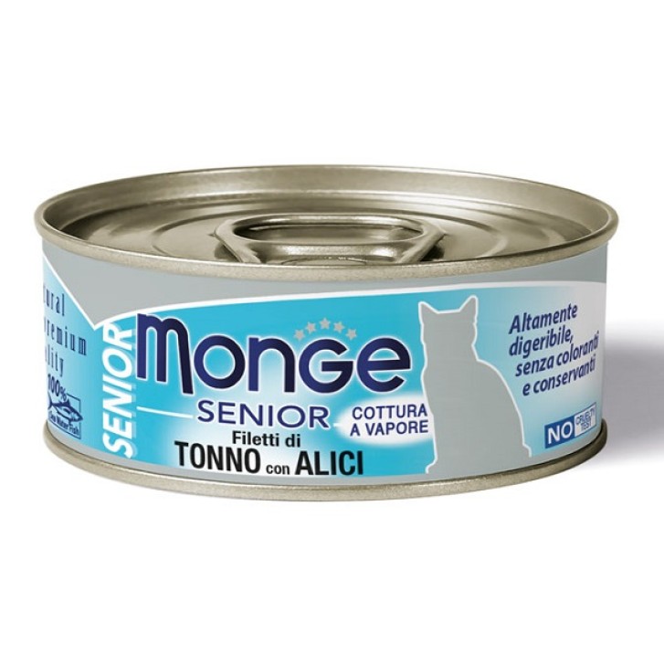 MONGE CAT SENIOR TONNO/ACCIUGH