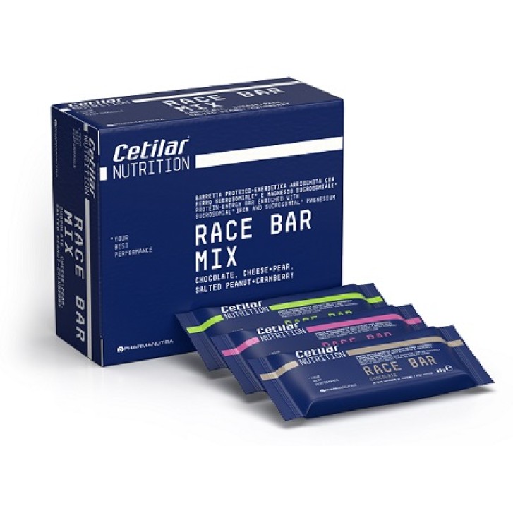 CETILAR RACE BAR MIX 3 CHOCOLATE 60 G + 3 CHEESE+PEAR 60 G +3 SALTED PEANUT+CRANBERRY 60 G