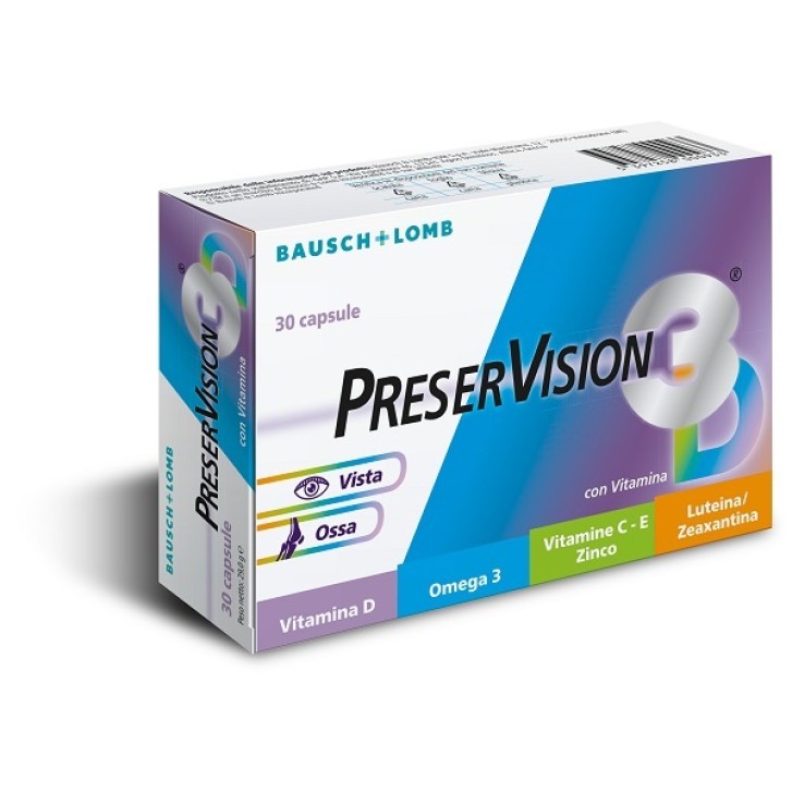 PRESERVISION 3D 30 capsule molli integratore