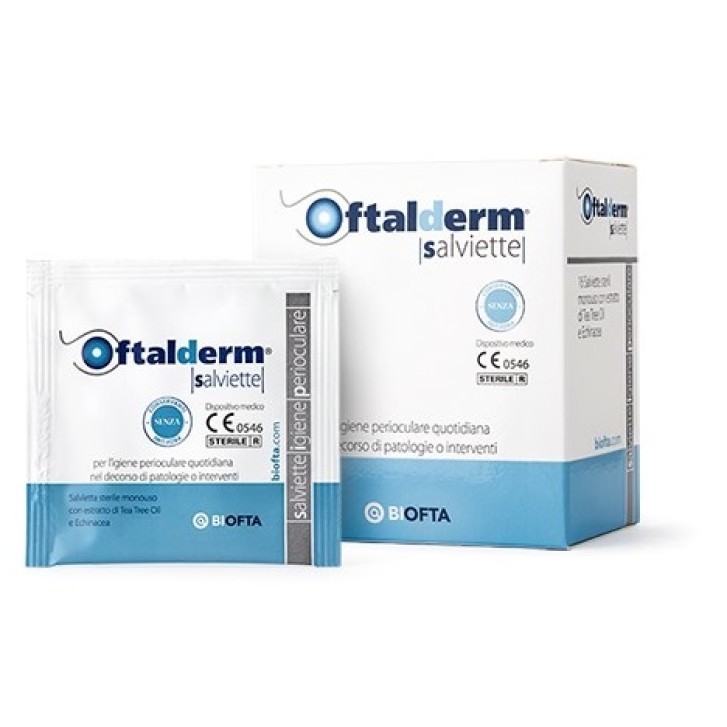 OFTALDERM SALVIETTE STERIL 16PZ