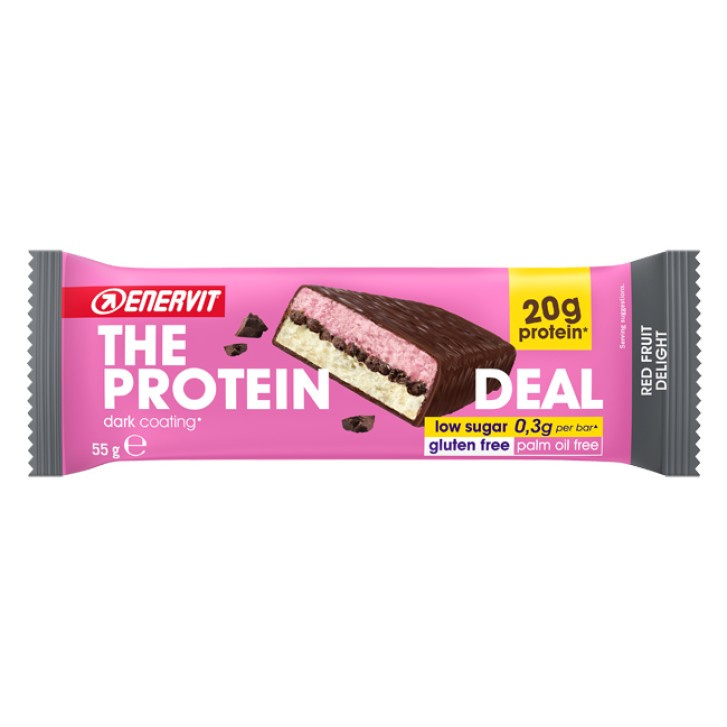 ENERVIT PROT DEAL BAR 55G RED