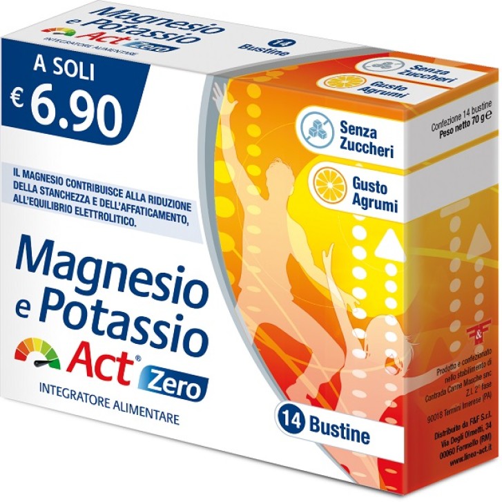 MAGNESIO POTASSIO ACT ZERO 14 BUSTINE