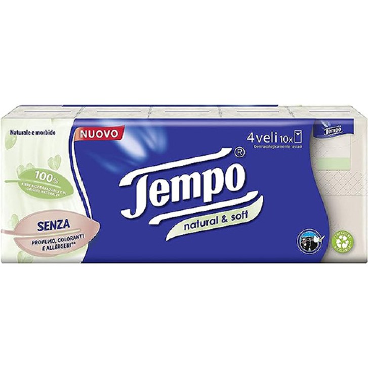 TEMPO FAZZ NATURAL&ampSOFT 10PZ