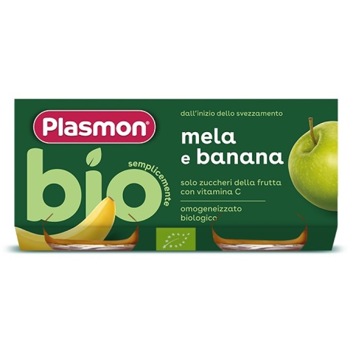 PLASMON OMOG BANANA MELA BIO2P