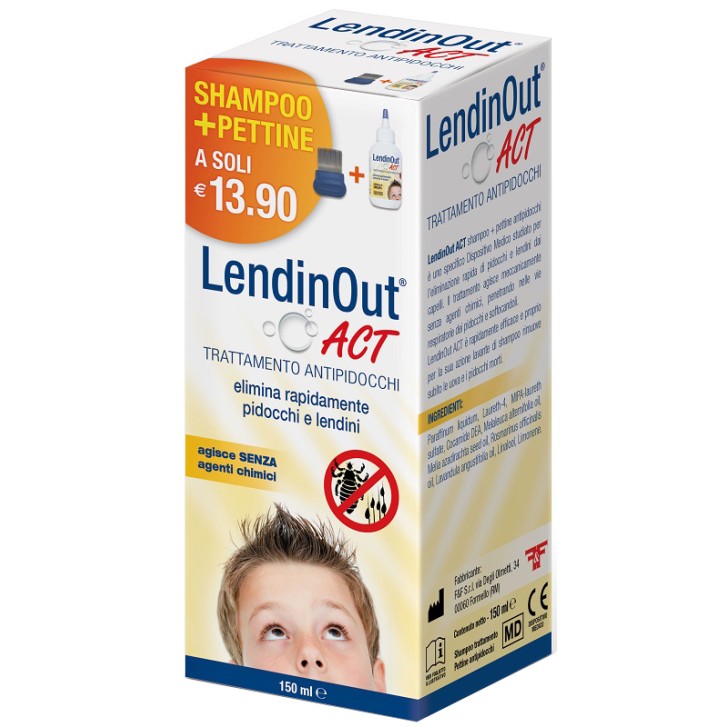 LENDINOUT ACT A/PIDOCCHI 150ML