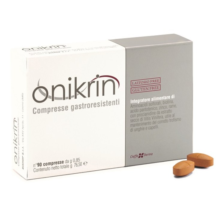 ONIKRIN integratore capelli 90 compresse