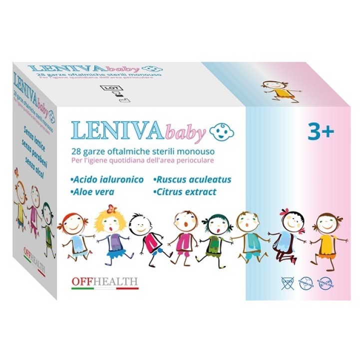 LENIVA BABY GARZE OFTAL 28PZ