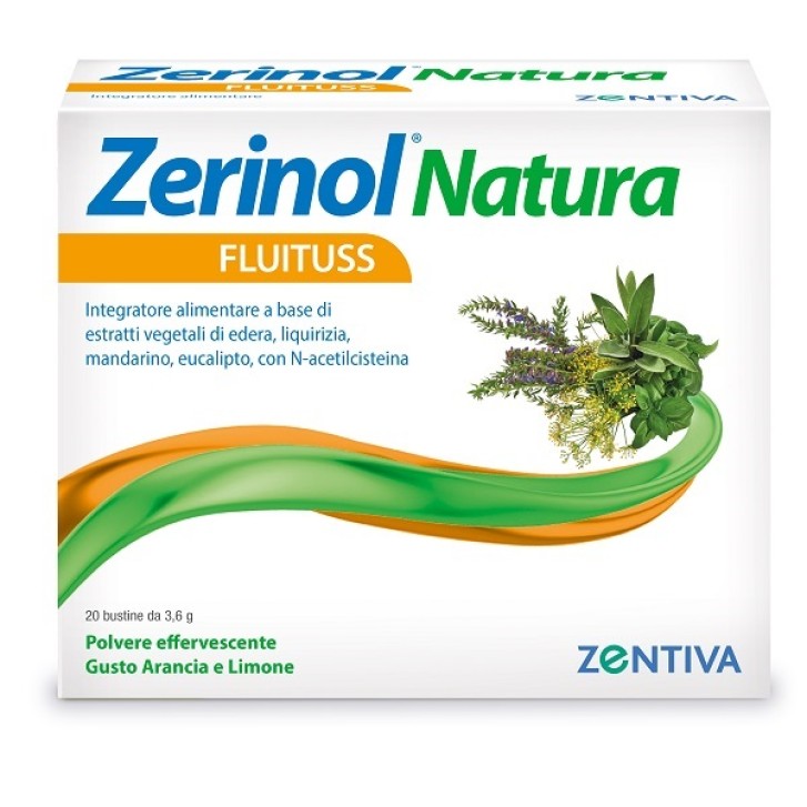 ZERINOL NATURA FLUITUSS 20BST PO