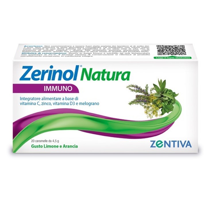 ZERINOL NATURA IMMUNO 20 CARAM.