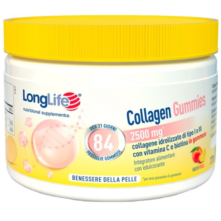 LONGLIFE COLLAGEN GUMMIES 84GOMM