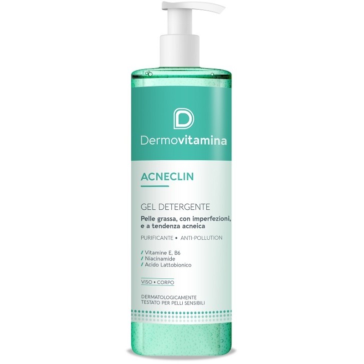 DERMOVITAMINA ACNECLIN GEL DET.4