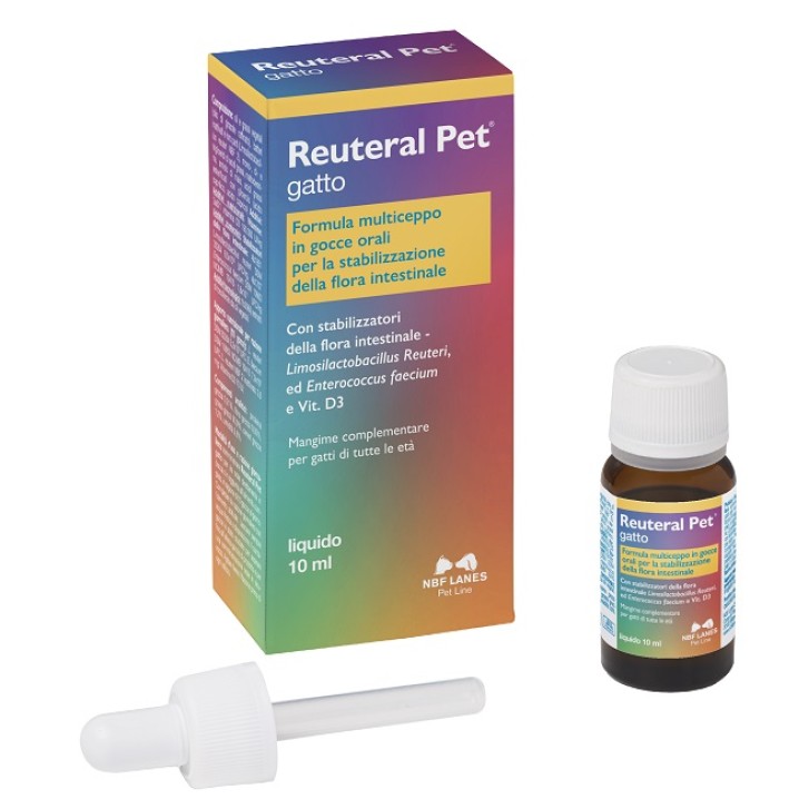 V REUTERAL PET GATTO GOCCE 10ML