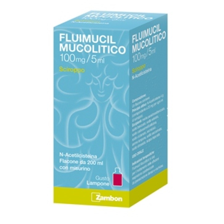 FLUIMUCIL MUCOLITICO sciroppo 200 ml 100 mg/5 ml