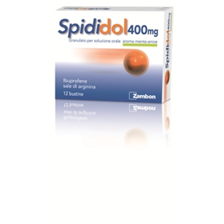 SPIDIDOL*orale grat 12 bust 400 mg aroma menta anice