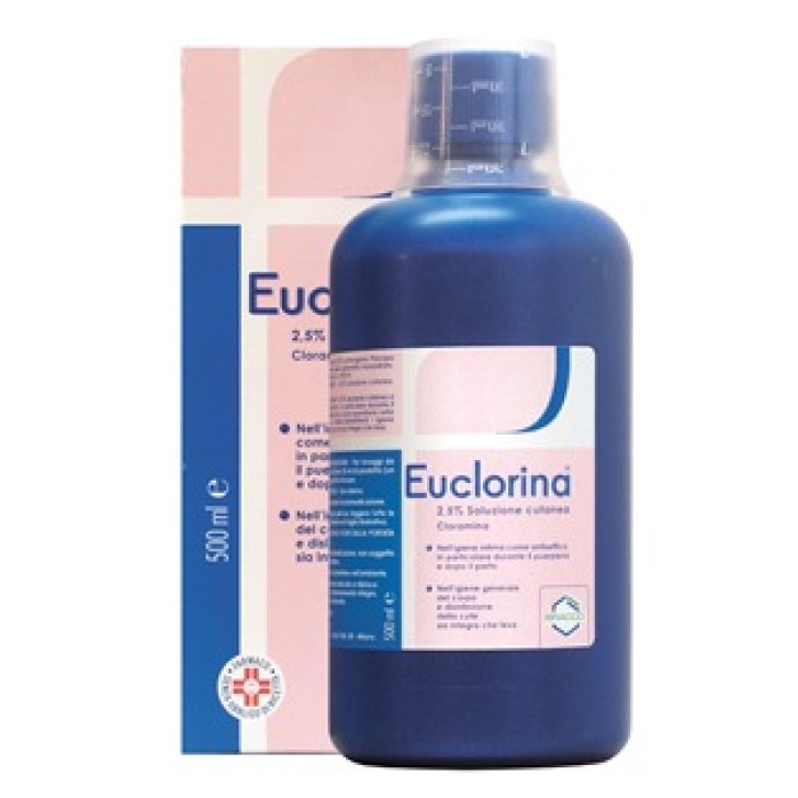 EUCLORINA 2,5%*soluz cutanea 500 ml