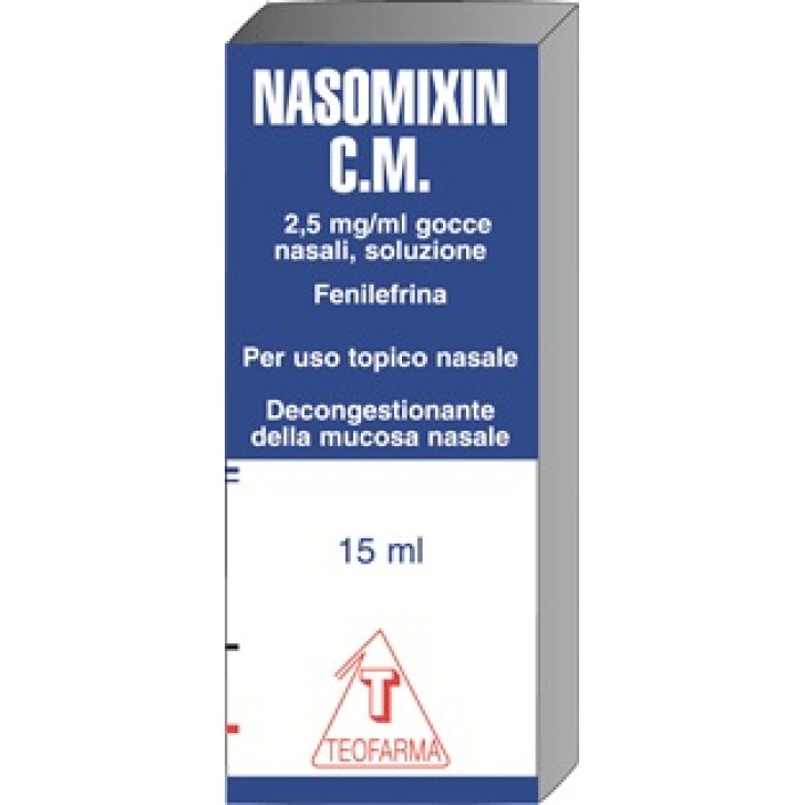 NASOMIXIN CM*gtt nasali 15 ml 2,5 mg/ml