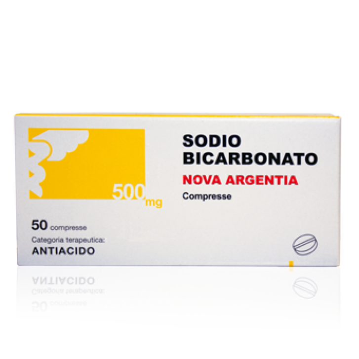 SODIO BICARBONATO (NOVA ARGENTIA)*50 cpr 500 mg