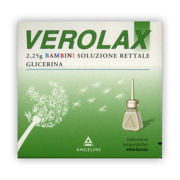 VEROLAX bambini 6 contenitori monodose 2,25 g soluz rettale