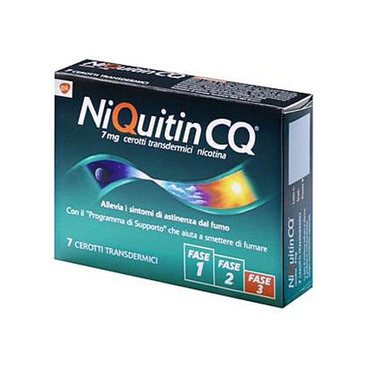 NIQUITIN*7 cerotti transd 7 mg/die