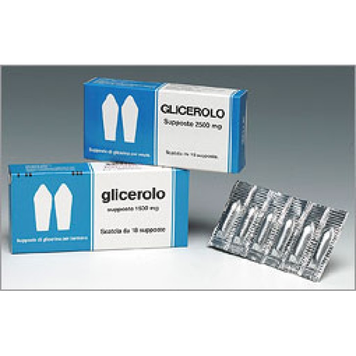 GLICEROLO adulti 18 supposte 2250MG