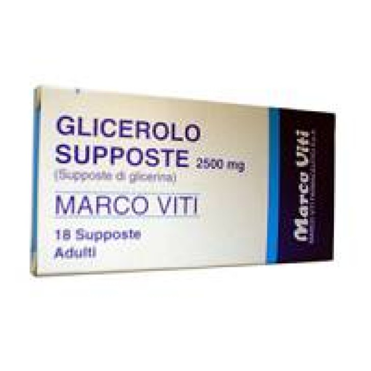 GLICEROLO (MARCO VITI)*AD 18 supp 2.250 mg