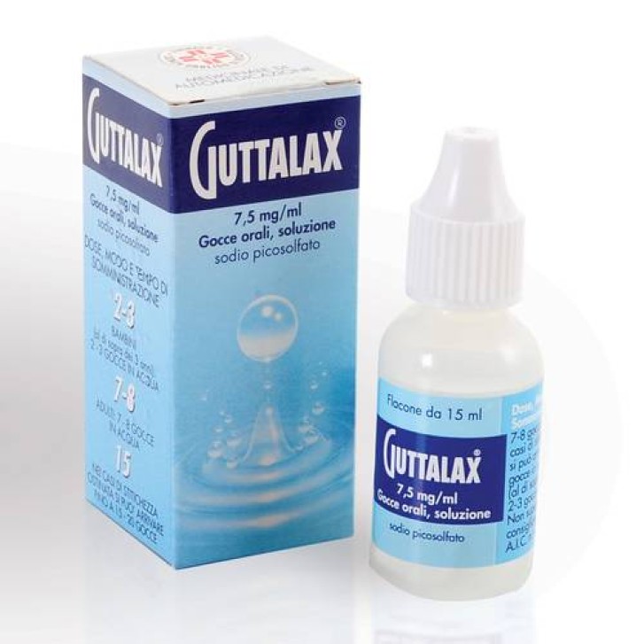 GUTTALAX*orale gtt 15 ml 7,5 mg/ml