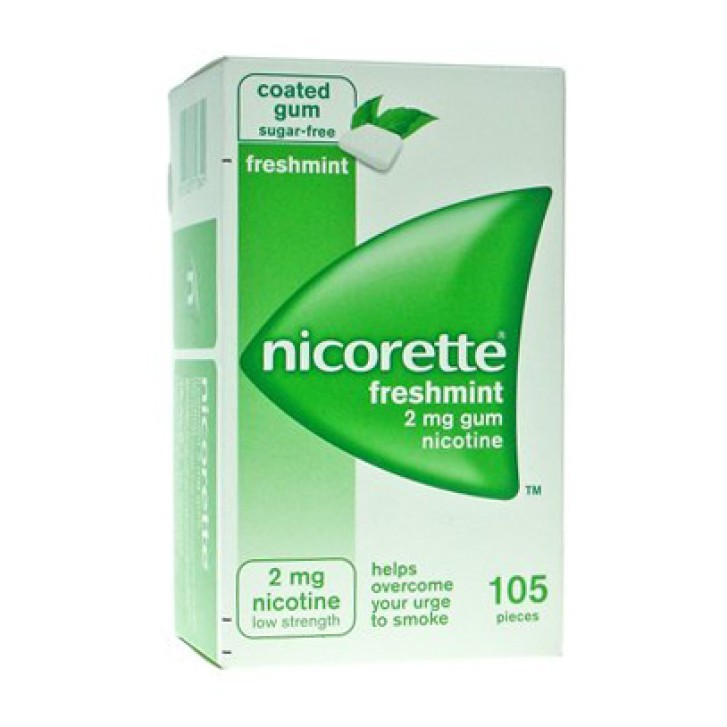 NICORETTE*105 gomme mast 2 mg menta forte