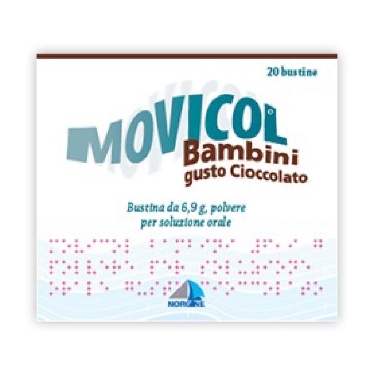 MOVICOL*BB 20 bust polv orale 6,9 g cioccolato