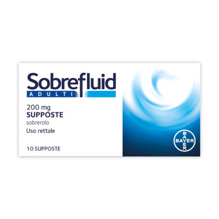 SOBREFLUID*ADULTI 10 supp 200 mg