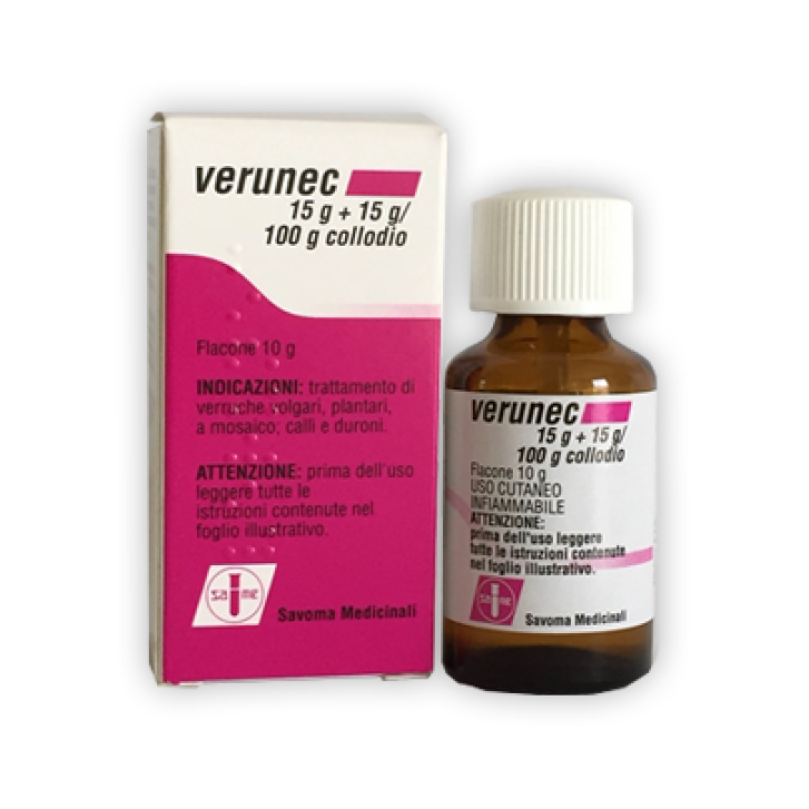 VERUNEC*collodio soluz cutanea 15 g + 15 g/100 g