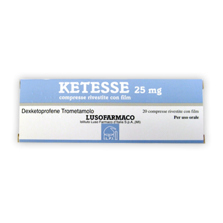 KETESSE*20 cpr riv 25 mg