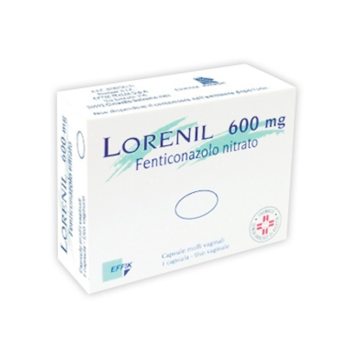 LORENIL*1 cps molli vag 600 mg