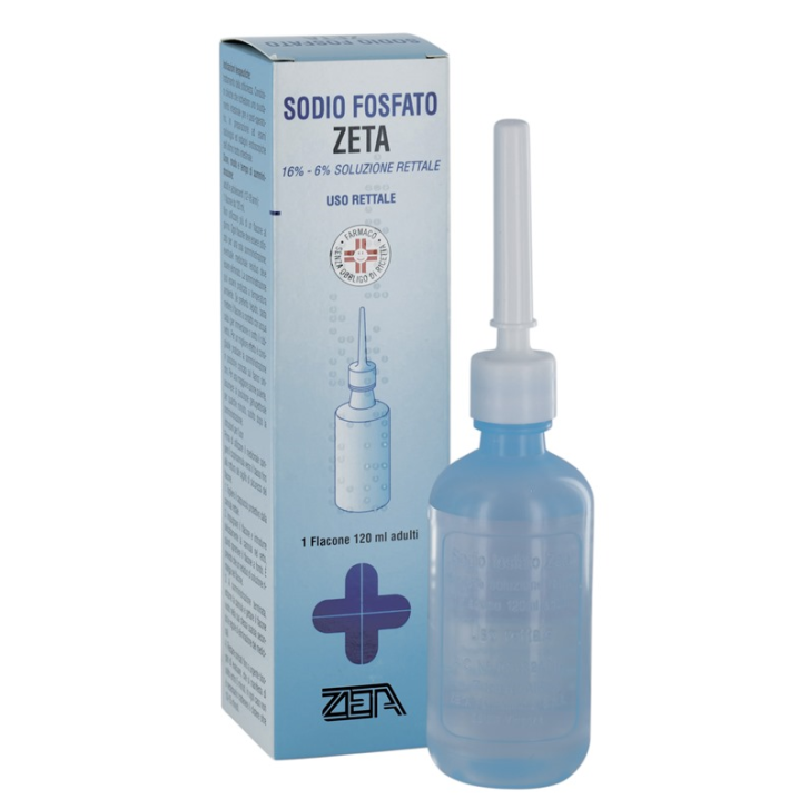 SODIO FOSFATO (ZETA FARMACEUTICI)*1 flacone soluz rett 120 ml 16% + 6%