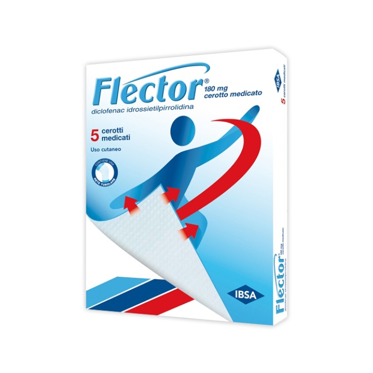 FLECTOR*5 cerotti medicati 180 mg