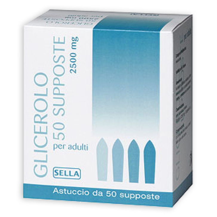 GLICEROLO SELL*AD 50SUPP 2500MG