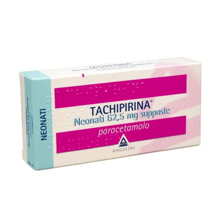 TACHIPIRINA NEONATI 10 supposte 62,5 mg