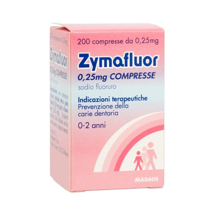 ZYMAFLUOR*200 cpr 0,25 mg