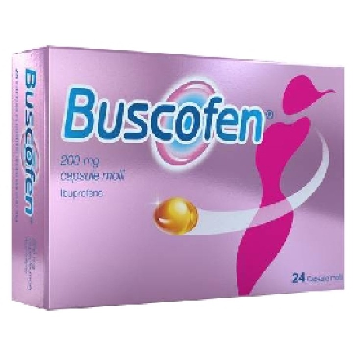 BUSCOFEN*24 cps molli 200 mg