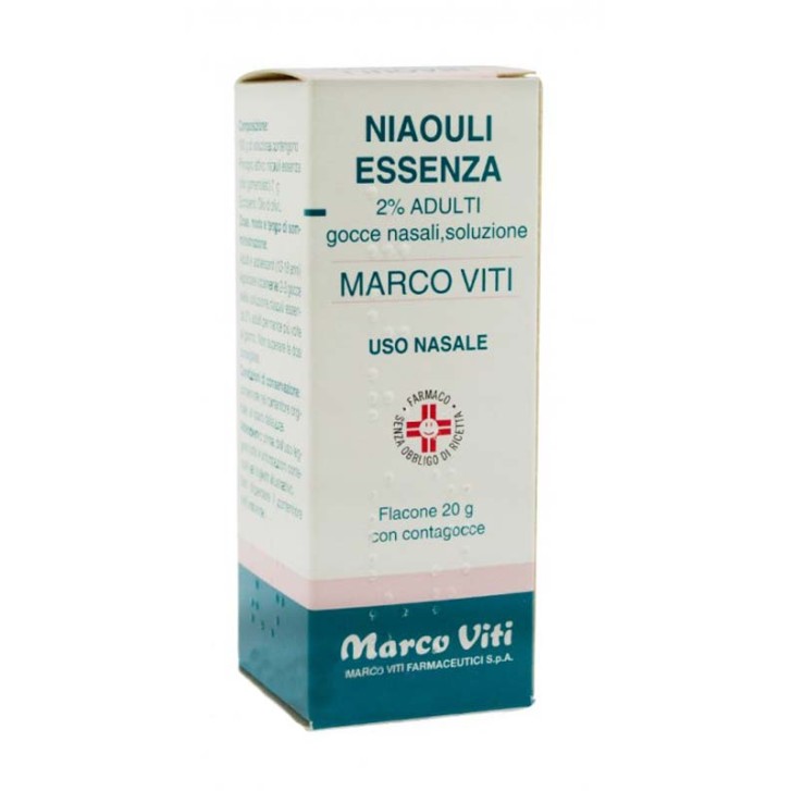 NIAOULI ESSENZA (MARCO VITI)*AD gtt orl 20 g 2%