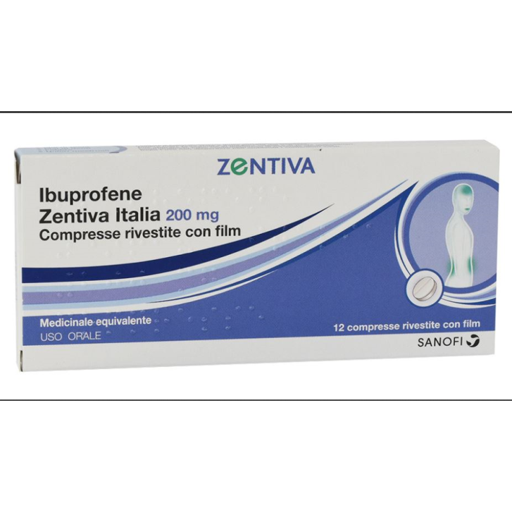 IBUPROFENE ZENT*12CPR 200MG