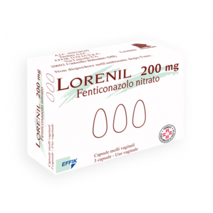 LORENIL*3 cps molli vag 200 mg