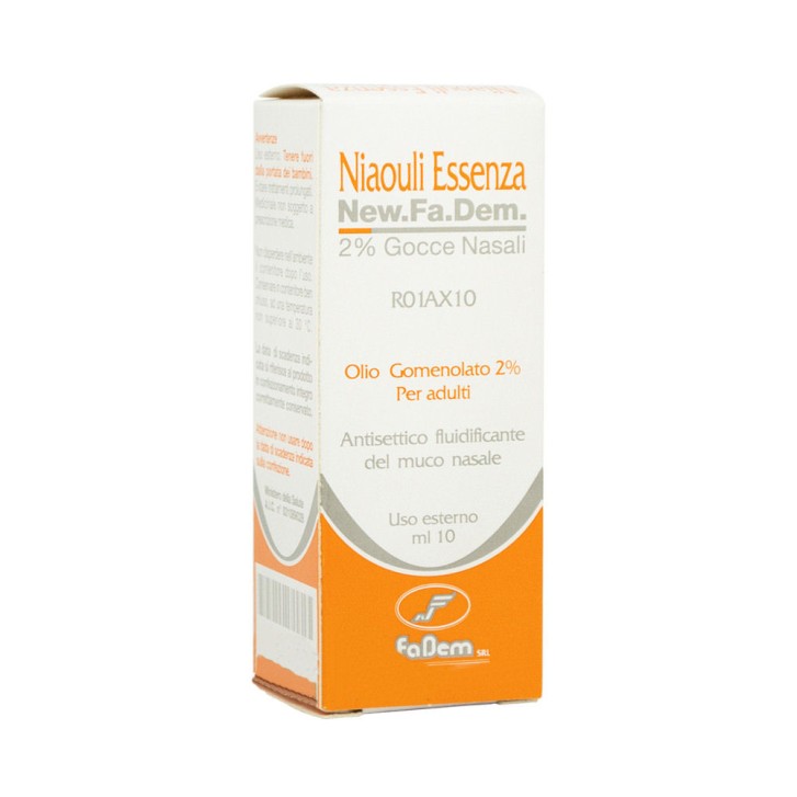 NIAOULI ESSENZA (NEW.FA.DEM.)*gtt orl 10 ml 2%